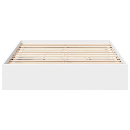vidaXL Bed Frame with Drawers without Mattress White 120x190 cm