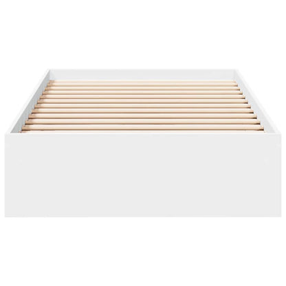 vidaXL Bed Frame with Drawers without Mattress White 90x190 cm
