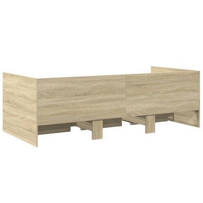 vidaXL Daybed | Sonoma Oak | Engineered Wood | 100x200 cm