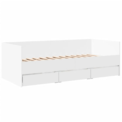 vidaXL Daybed | White | Engineered wood | Single