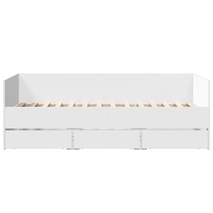 vidaXL Daybed | White | Engineered wood | Single