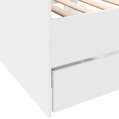 vidaXL Daybed | White | Engineered wood | Single
