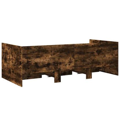 vidaXL Daybed | Smoked oak | Engineered wood | Single |  Convertible Sofa Bed