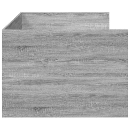 vidaXL Daybed | Grey Sonoma | Engineered wood | Small Single