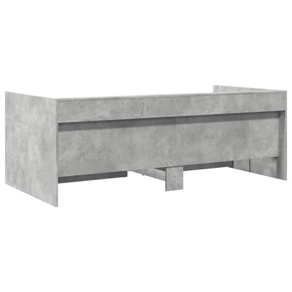 vidaXL Daybed | Concrete Grey | Engineered Wood | Single | Daybed | Rectangular