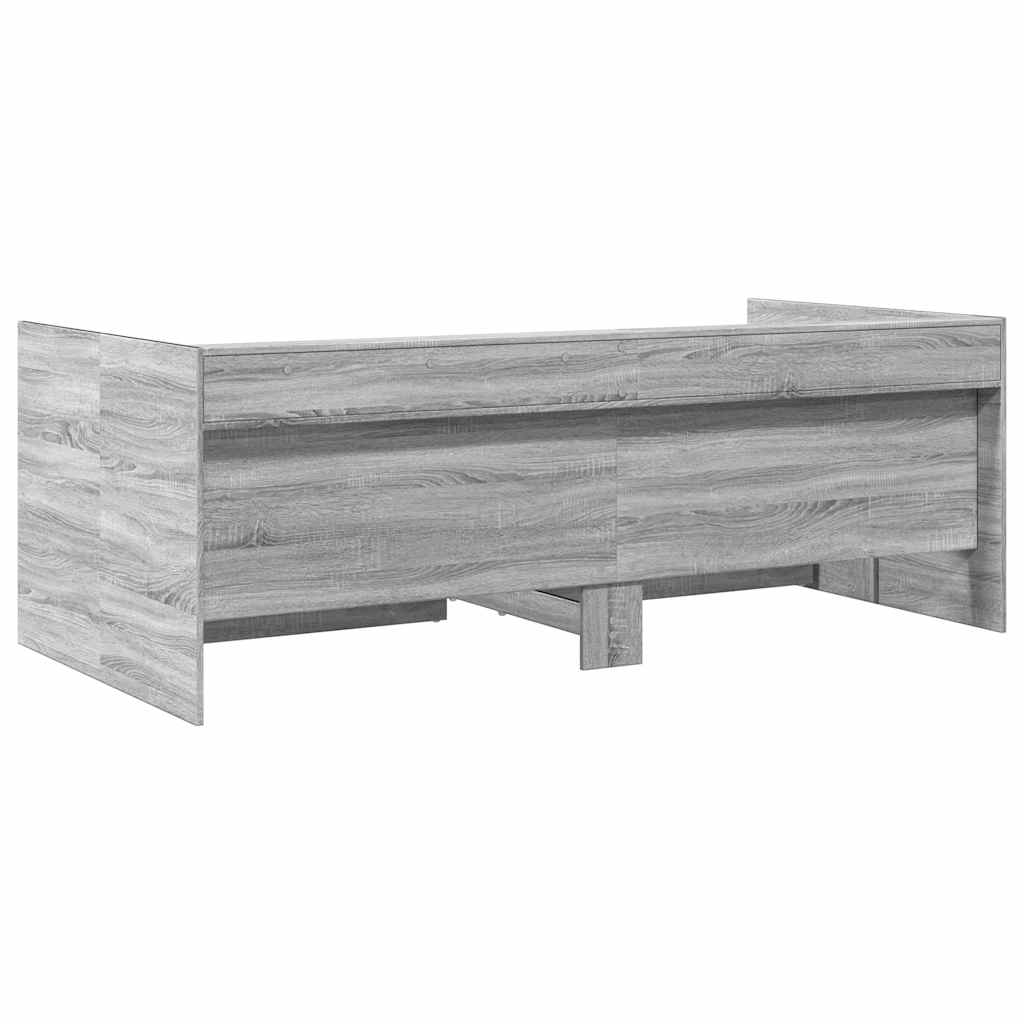vidaXL Daybed | Grey Sonoma | Engineered wood | Single | Convertible | Daybed