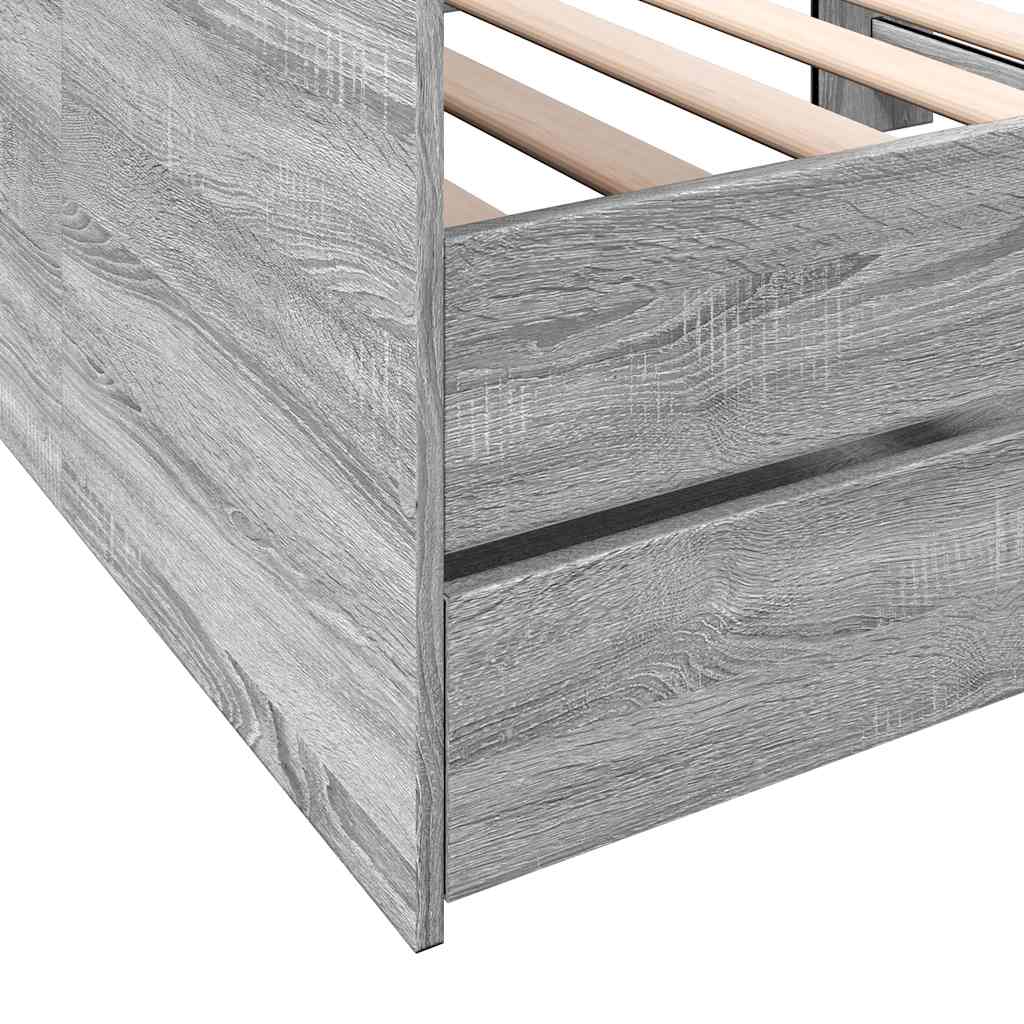 vidaXL Daybed | Grey Sonoma | Engineered wood | Single | Convertible | Daybed