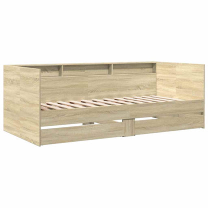vidaXL Daybed | Sonoma Oak | Engineered Wood | 90 x 190 cm | Daybed