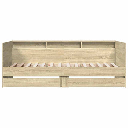 vidaXL Daybed | Sonoma Oak | Engineered Wood | 90 x 190 cm | Daybed