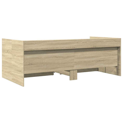 vidaXL Daybed | Sonoma Oak | Engineered Wood | 90 x 190 cm | Daybed