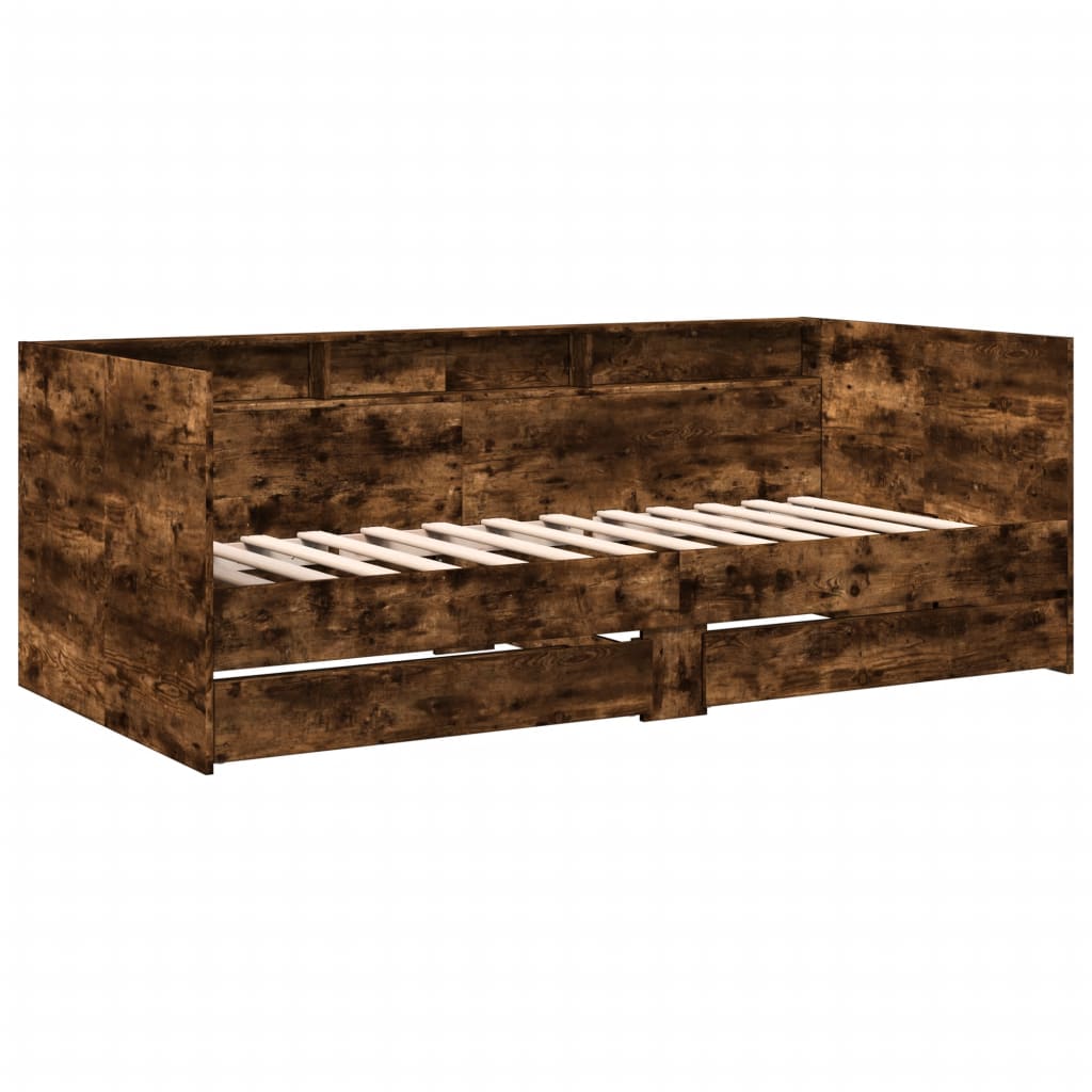 vidaXL Daybed | Smoked Oak | Engineered wood | Single | Convertible to sofa