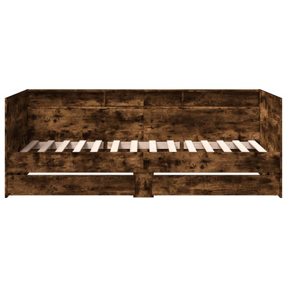 vidaXL Daybed | Smoked Oak | Engineered wood | Single | Convertible to sofa