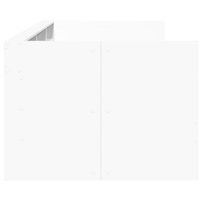 vidaXL Daybed | White | Engineered wood | Small Single | Daybed | Rectangular