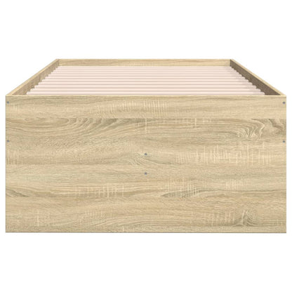 vidaXL Daybed with Drawers without Mattress Sonoma Oak 100x200 cm