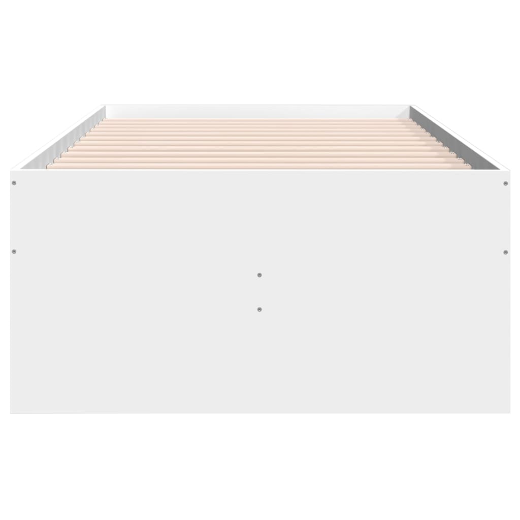 vidaXL Daybed with Drawers without Mattress White 90x190 cm Single