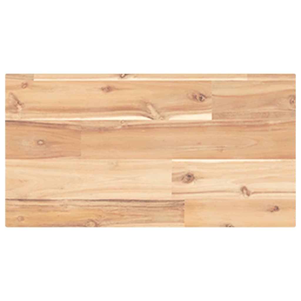 vidaXL Floating Shelf 40x20x2 cm Untreated Solid Wood Acacia