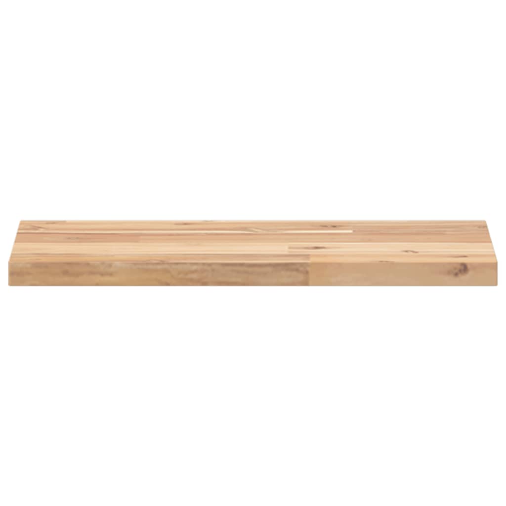 vidaXL Floating Shelf 60x20x2 cm Untreated Solid Wood Acacia