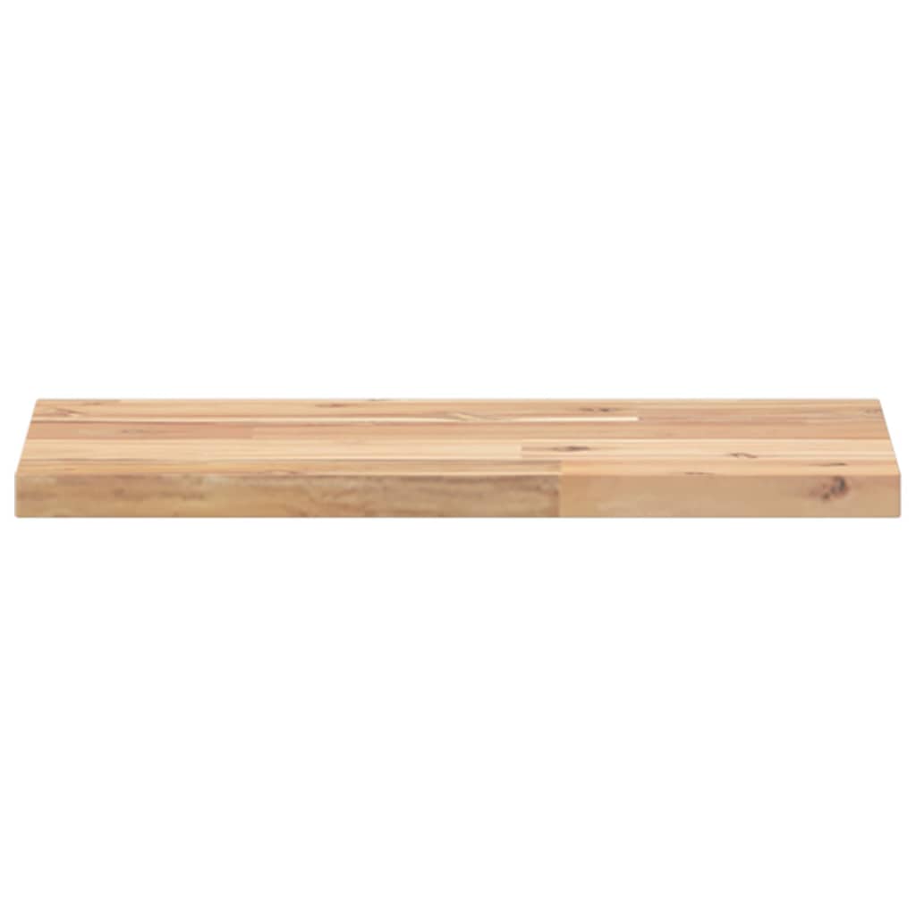 vidaXL Floating Shelves 4 pcs 60x20x2 cm Untreated Solid Wood Acacia