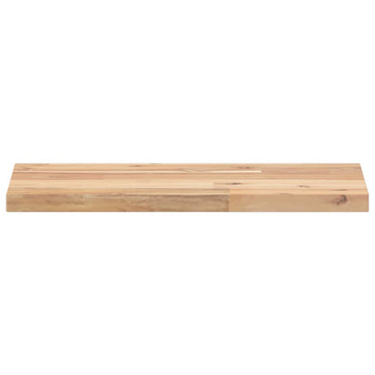 vidaXL Floating Shelves 4 pcs 60x20x2 cm Untreated Solid Wood Acacia
