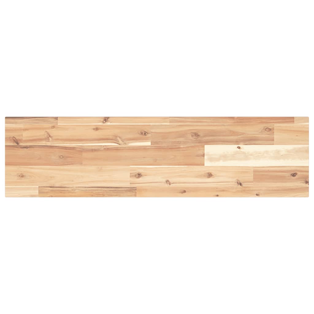 vidaXL Floating Shelf 80x20x2 cm Untreated Solid Wood Acacia