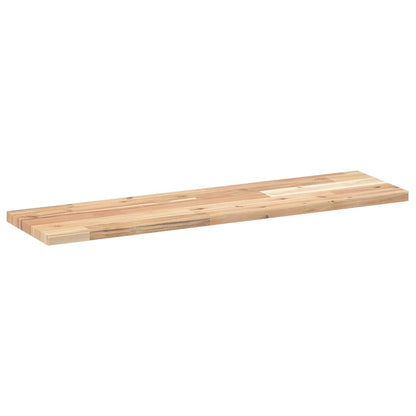 vidaXL Floating Shelves 3 pcs 80x20x2 cm Untreated Solid Wood Acacia