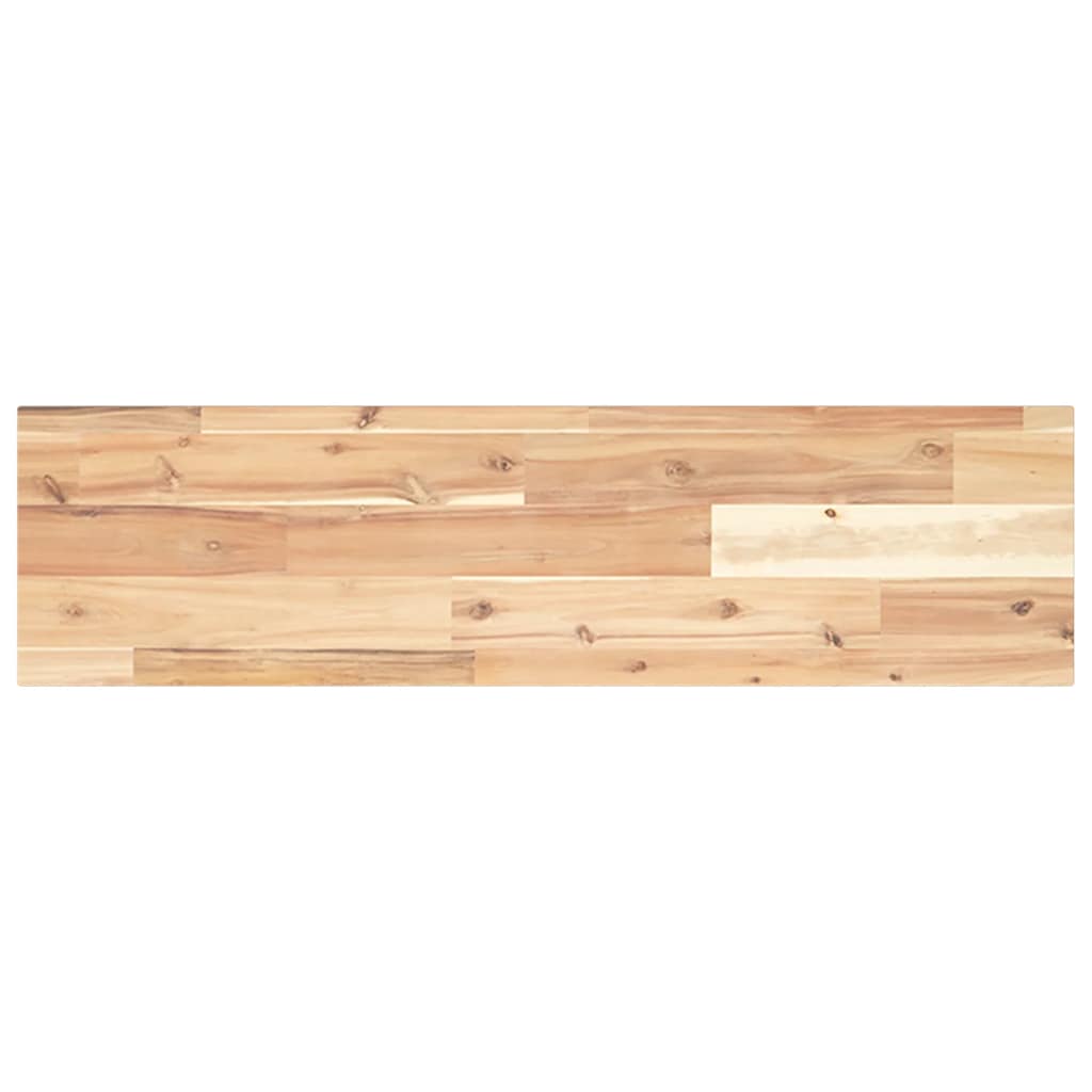vidaXL Floating Shelves 3 pcs 80x20x2 cm Untreated Solid Wood Acacia