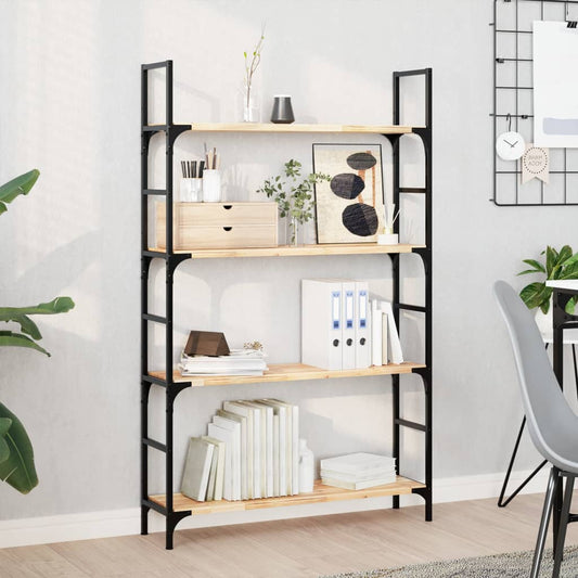vidaXL Floating Shelves 4 pcs 80x20x2 cm Untreated Solid Wood Acacia