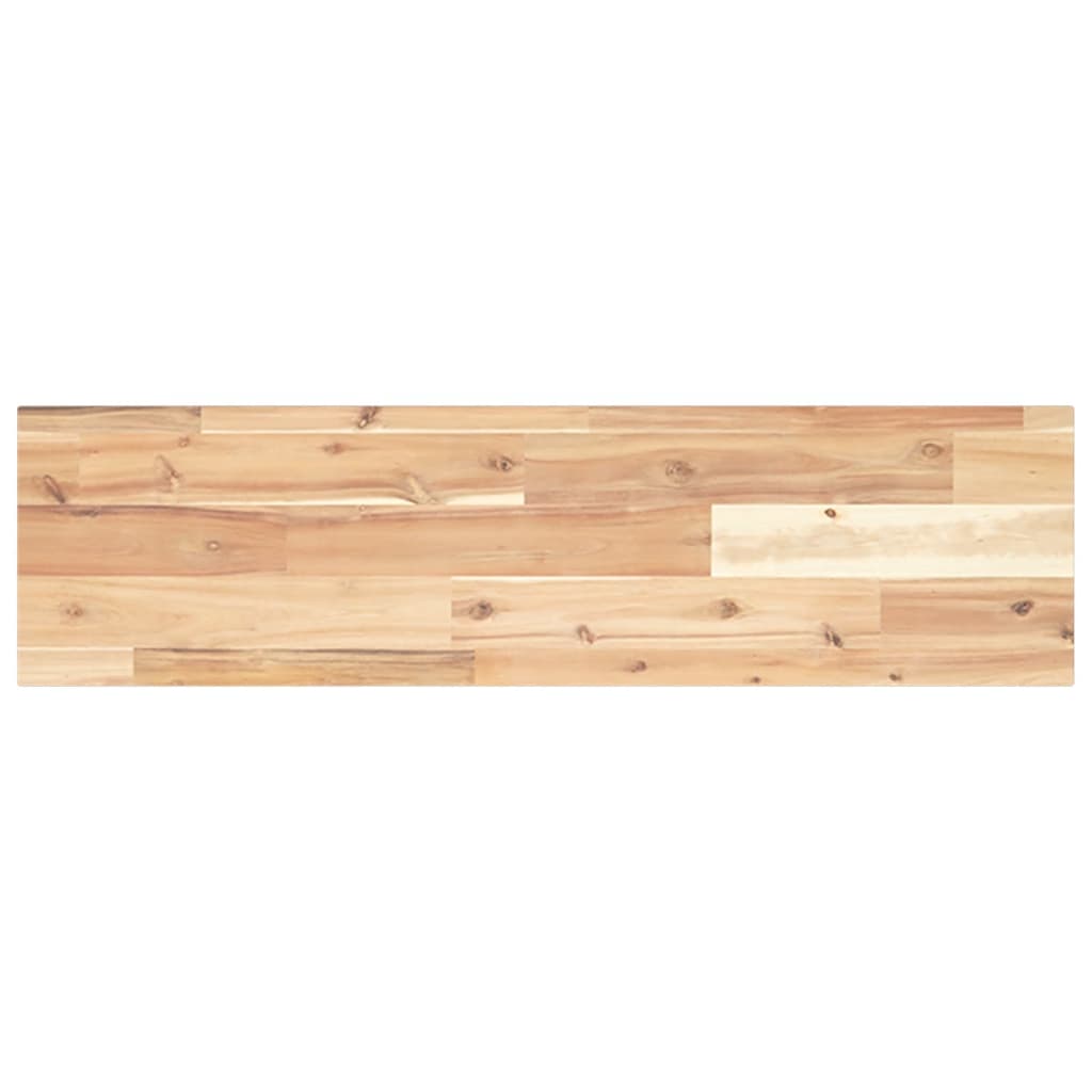 vidaXL Floating Shelves 2 pcs 100x20x2 cm Untreated Solid Wood Acacia