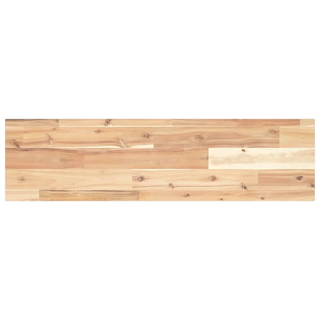 vidaXL Floating Shelves 3 pcs 100x20x2 cm Untreated Solid Wood Acacia
