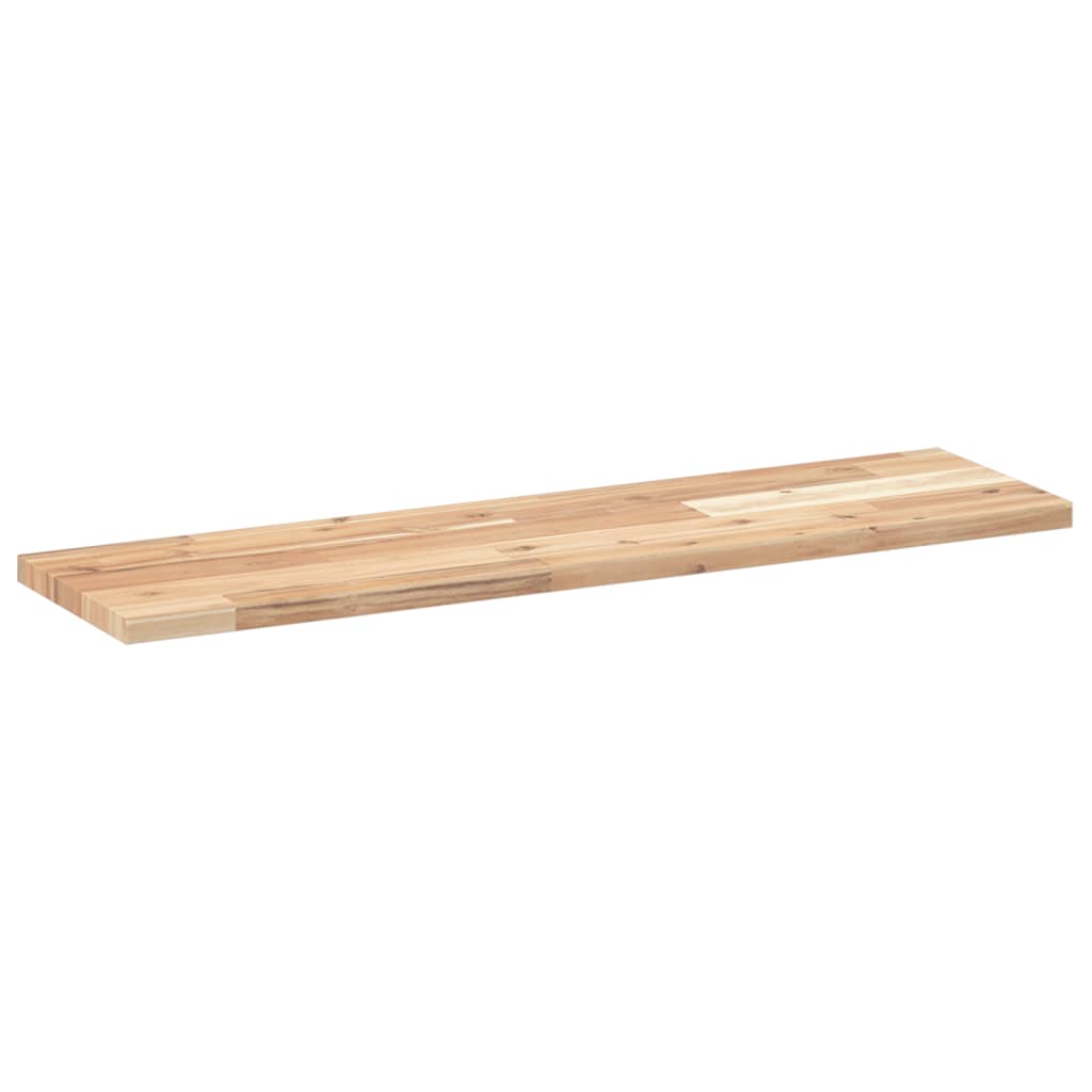 vidaXL Floating Shelves 4 pcs 100x20x2 cm Untreated Solid Wood Acacia