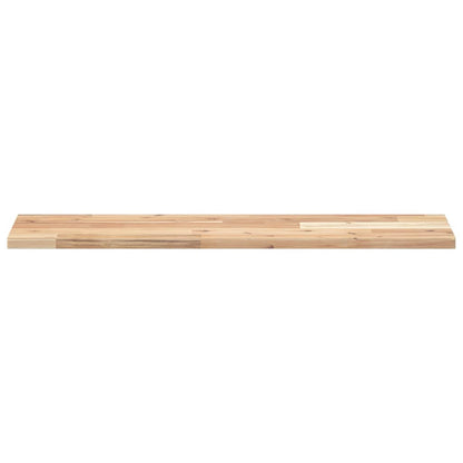 vidaXL Floating Shelves 4 pcs 100x20x2 cm Untreated Solid Wood Acacia
