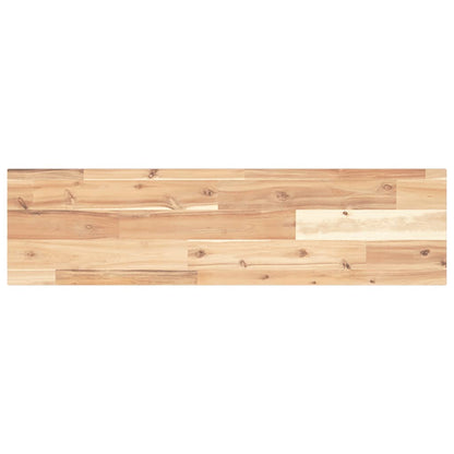 vidaXL Floating Shelves 4 pcs 100x20x2 cm Untreated Solid Wood Acacia