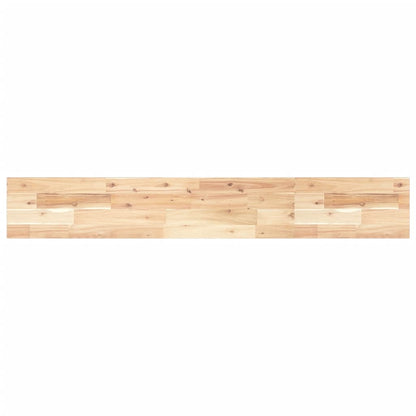 vidaXL Floating Shelf 160x20x2 cm Untreated Solid Wood Acacia