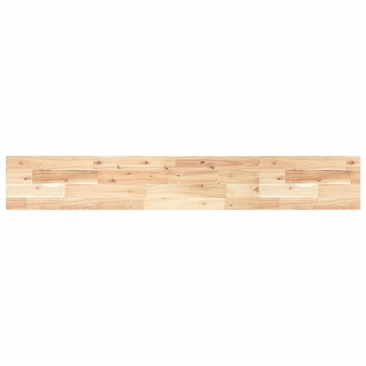 vidaXL Floating Shelf 160x20x2 cm Untreated Solid Wood Acacia