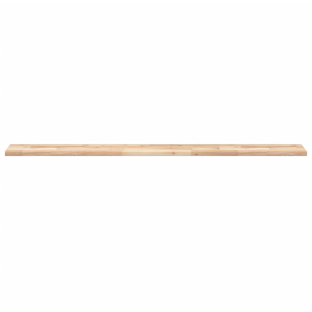 vidaXL Floating Shelf 160x20x2 cm Untreated Solid Wood Acacia