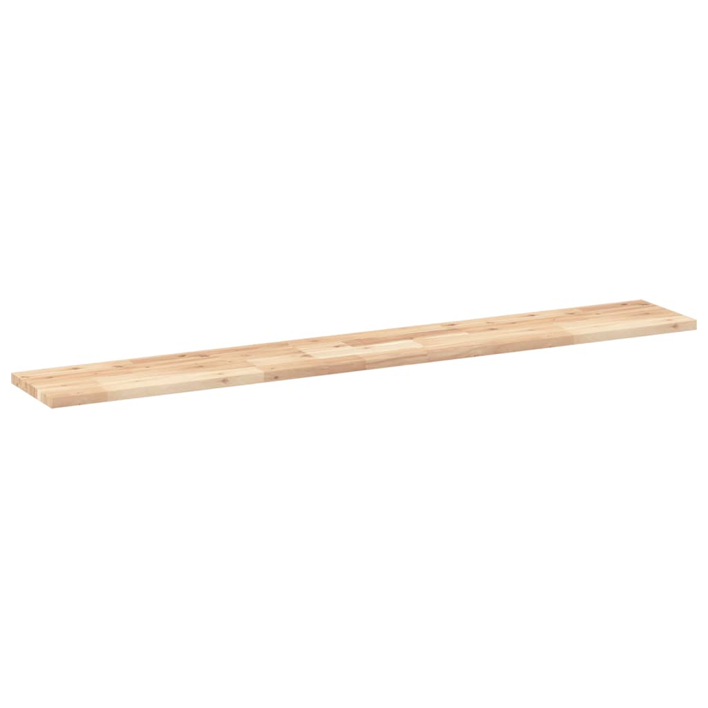 vidaXL Floating Shelf 160x20x2 cm Untreated Solid Wood Acacia