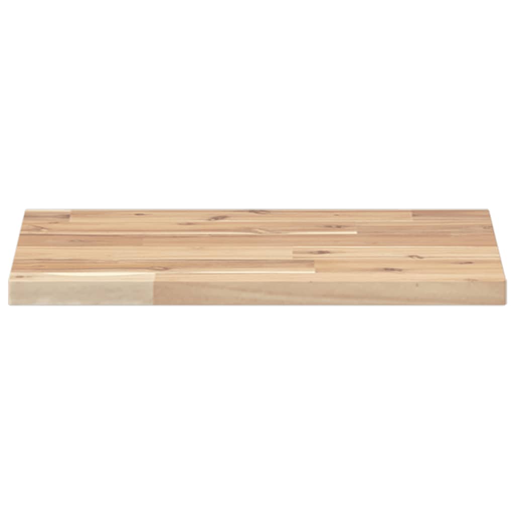 vidaXL Floating Shelf 60x30x2 cm Untreated Solid Wood Acacia