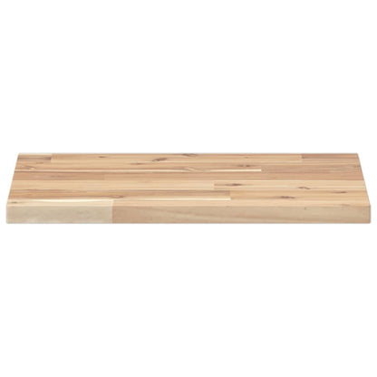 vidaXL Floating Shelf 60x30x2 cm Untreated Solid Wood Acacia