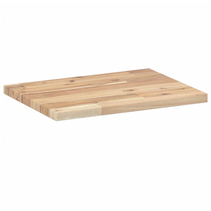 vidaXL Floating Shelves 2 pcs 60x30x2 cm Untreated Solid Wood Acacia