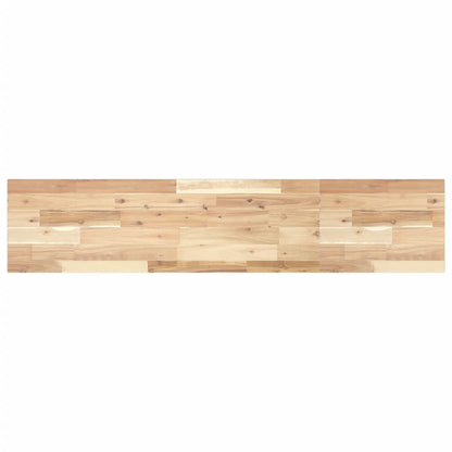 vidaXL Floating Shelves 4 pcs 120x30x2 cm Untreated Solid Wood Acacia