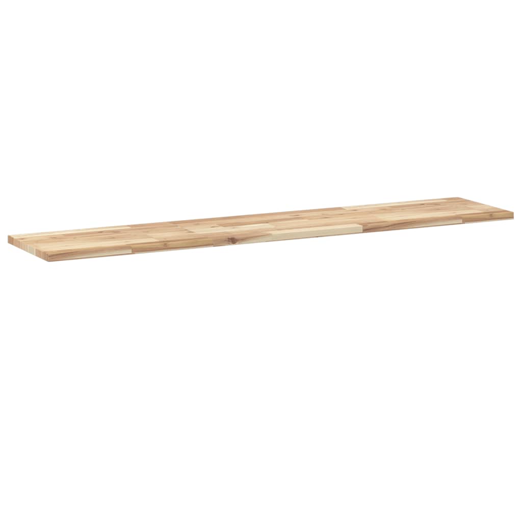 vidaXL Floating Shelves 4 pcs 140x30x2 cm Untreated Solid Wood Acacia