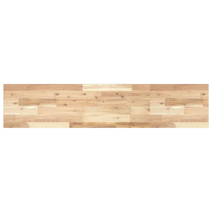 vidaXL Floating Shelf 160x30x2 cm Untreated Solid Wood Acacia