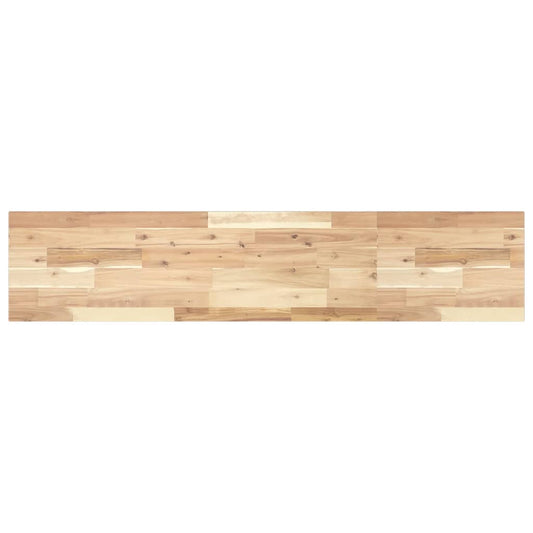 vidaXL Floating Shelf 160x30x2 cm Untreated Solid Wood Acacia
