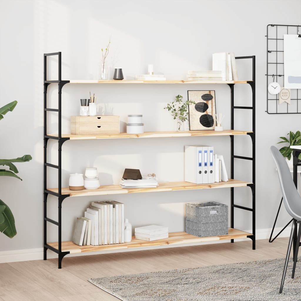 vidaXL Floating Shelves 3 pcs 160x30x2 cm Untreated Solid Wood Acacia