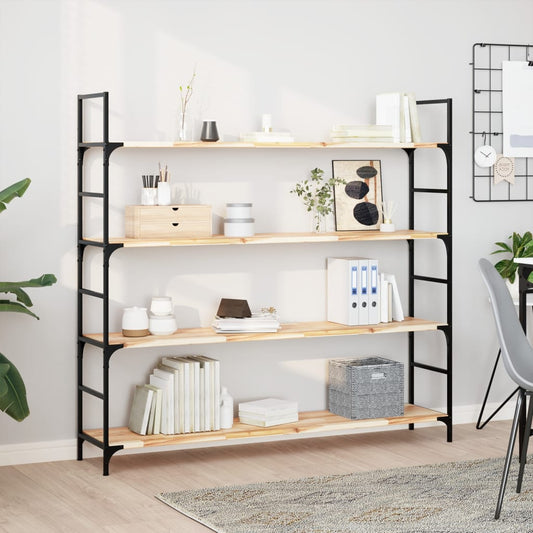 vidaXL Floating Shelves 4 pcs 160x30x2 cm Untreated Solid Wood Acacia