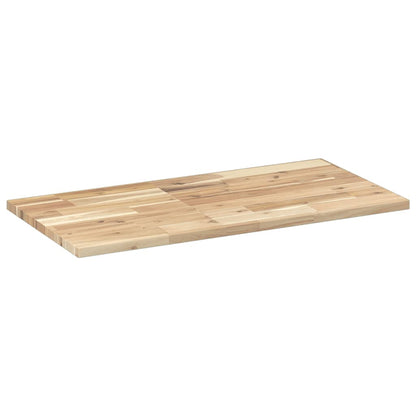 vidaXL Floating Shelves 2 pcs 80x40x2 cm Untreated Solid Wood Acacia
