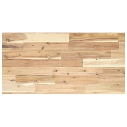 vidaXL Floating Shelf 100x40x2 cm Untreated Solid Wood Acacia