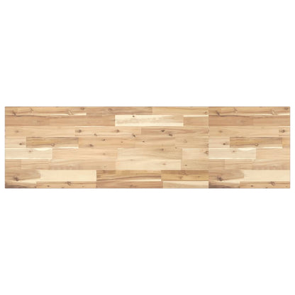 vidaXL Floating Shelf 120x40x2 cm Untreated Solid Wood Acacia