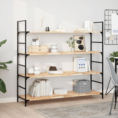 vidaXL Floating Shelf 120x40x2 cm Untreated Solid Wood Acacia