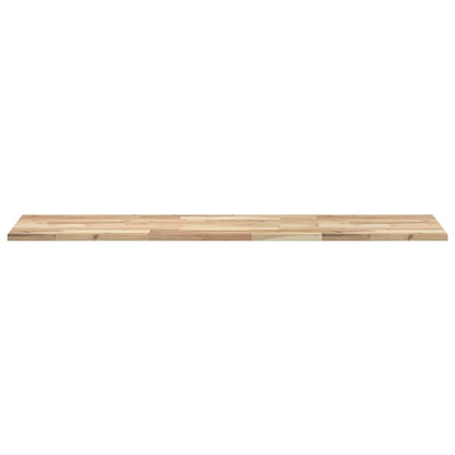 vidaXL Floating Shelf 160x40x2 cm Untreated Solid Wood Acacia